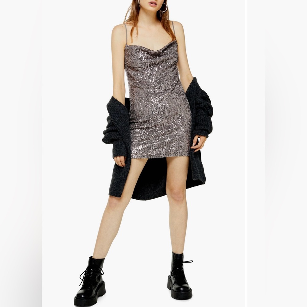 Topshop Sequin Dress